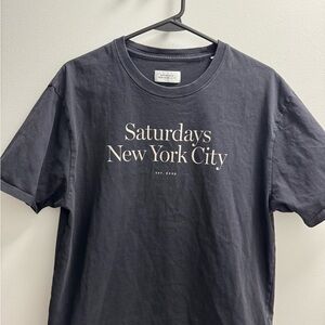 Saturdays New York City Charcoal Tee